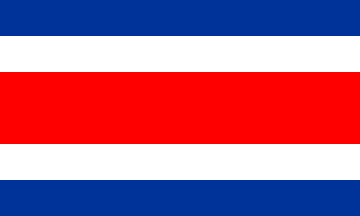 国旗, 哥斯达黎加